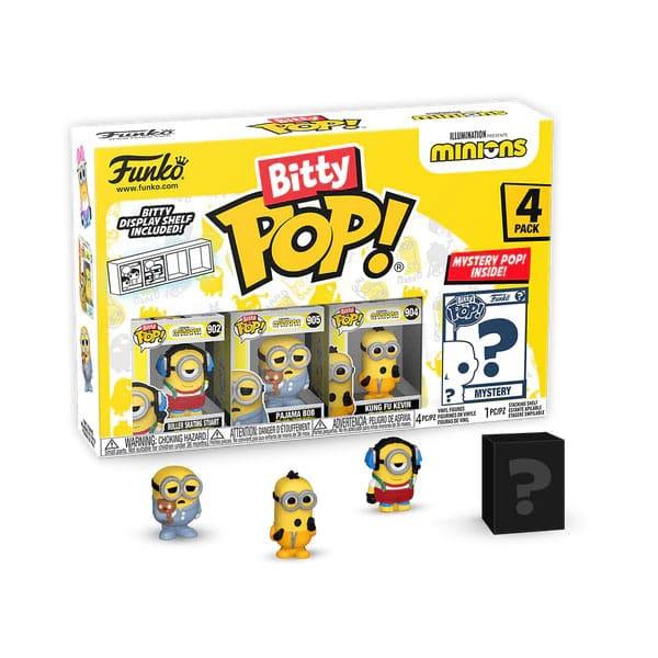 FUNKO Bitty POP - Minions Roller Skating Stuart #4er Pack